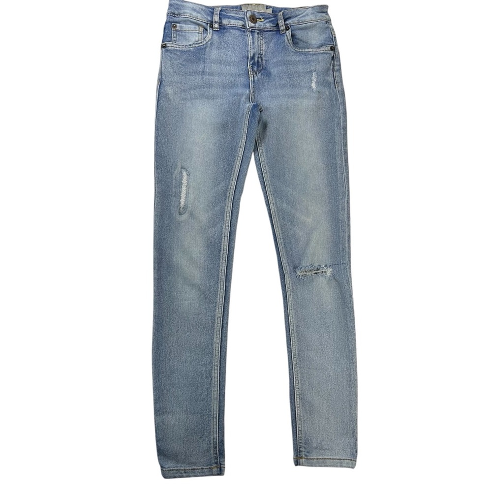 Lucky Brand Zoe Distressed Skinny Jeans Size 14 Big Girls